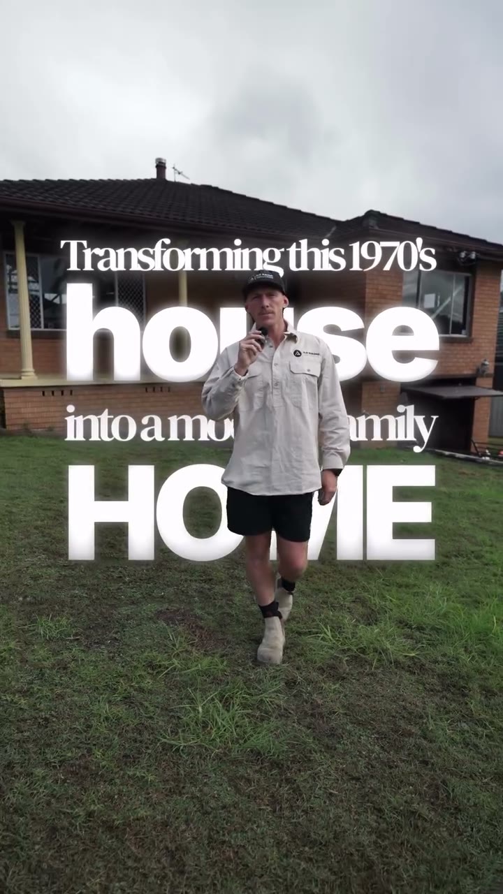 Transforming a 1970s house